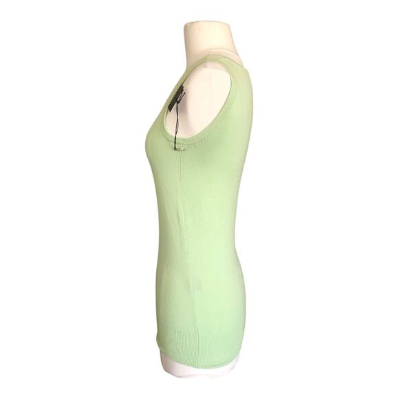Rondina New York Round Neck Tank Top Sleeveless Mint Women's Size XS NWT - Picture 5 of 10